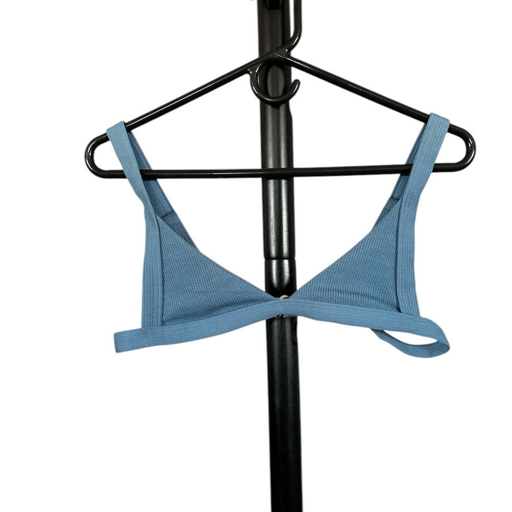 NWOT Small Skimpy Blue Triangle Bikini Top